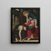 Geduld auf einem lächelnden Denkmal beim Trauer - John Roddam Spencer Stanhope — gerahmtes Bild an der Wand