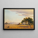 Moisson près de San José, Californie - John Ross Key — gerahmtes Bild an der Wand
