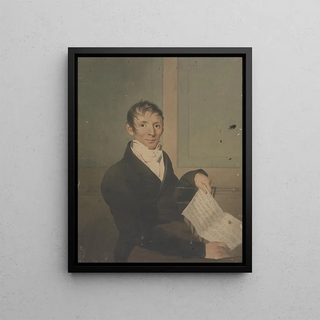 John Rubens Smith - Mr Graupner seated and holding music.webp