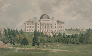 John Rubens Smith - West front of the United States Capitol with cows in the foreground.webp