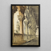 Beispiele venezianischer Architektur Das Dogenpalast Renaissance-Kapitelle der Loggia - John Ruskin — gerahmtes Bild an der Wand