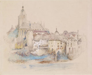 John Ruskin - Lauffenburg on the Rhine.webp