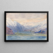 Berglandschaft - John Ruskin — gerahmtes Bild an der Wand