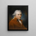 Portrait de John Johnson - John Russell — gerahmtes Bild an der Wand
