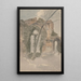 Abbaye de Netley la fenêtre Est - John Samuel Hayward — gerahmtes Bild an der Wand