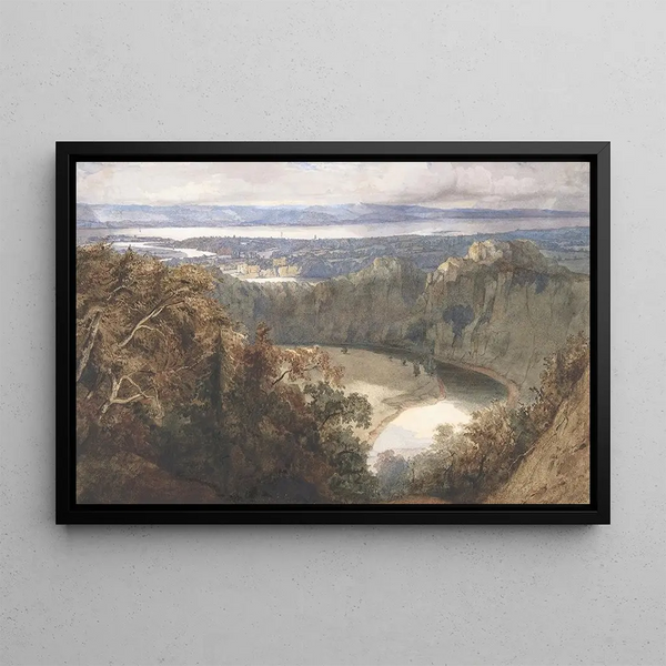 John Scarlett Davis - View of Chepstow Wales.webp