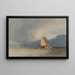Bateaux au large, tempête approchant - John Sell Cotman — gerahmtes Bild an der Wand
