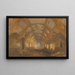 Innenansicht eines Blackfriars-Dormitories in Ipswich am Ende seiner Nutzungszeit durch die Ipswich-Schule - John Sell Cotman — gerahmtes Bild an der Wand