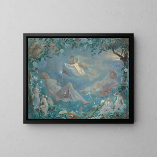 John Simmons - Titania asleep a scene from A Midsummer Nights Dream Act II Scene ii.webp