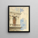 Eine Ecke der Bibliothek von Venedig - John Singer Sargent — gerahmtes Bild an der Wand