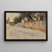 Eine Straße im Süden - John Singer Sargent — gerahmtes Bild an der Wand