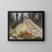 Eine Zelt in den Rocky Mountains - John Singer Sargent — gerahmtes Bild an der Wand
