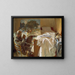 Ein Künstler in seinem Atelier - John Singer Sargent — gerahmtes Bild an der Wand