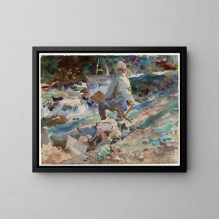 John Singer Sargent - An Artist at His Easel.webp