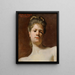 Modell Blondine - John Singer Sargent — gerahmtes Bild an der Wand