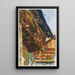 Chalet - John Singer Sargent — gerahmtes Bild an der Wand
