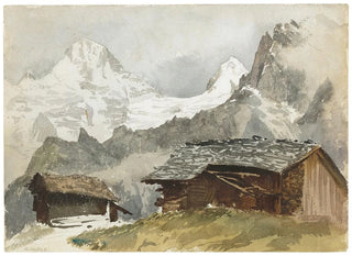 Chalets Breithorn in Mürren - John Singer Sargent — Ansicht des Kunstwerks