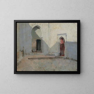 John Singer Sargent - Courtyard Tetuan Morocco.webp
