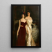 Ena und Betty Töchter von Asher und Frau Wertheimer - John Singer Sargent — gerahmtes Bild an der Wand