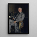 Evelyn Baring, Erster Graf von Cromer - John Singer Sargent — gerahmtes Bild an der Wand