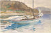 Voiles inactives - John Singer Sargent — Ansicht des Kunstwerks