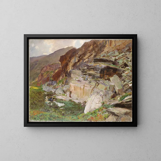 In das Simplon-Tal - John Singer Sargent — gerahmtes Bild an der Wand