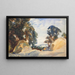 Landschaft mit Bäumen - John Singer Sargent — gerahmtes Bild an der Wand