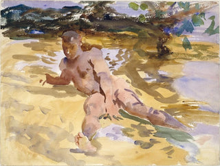 John Singer Sargent - Man on Beach Florida.webp