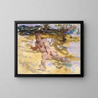 John Singer Sargent - Man on Beach Florida.webp