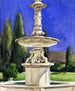 Fontaine de marbre en Italie - John Singer Sargent — Ansicht des Kunstwerks