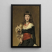 Mlle Beatrice Townsend - John Singer Sargent — gerahmtes Bild an der Wand
