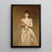 Mlle Grace Woodhouse - John Singer Sargent — gerahmtes Bild an der Wand
