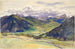 offene Tal, Dolomiten - John Singer Sargent — Ansicht des Kunstwerks