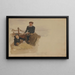 Oscar und Bobino auf dem Fischereiboot - John Singer Sargent — gerahmtes Bild an der Wand