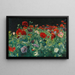 Mohnblumen - John Singer Sargent — gerahmtes Bild an der Wand