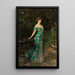 Portrait von Millicent Leveson-Gower, Herzogin von Sutherland 1867-1955 - John Singer Sargent — gerahmtes Bild an der Wand