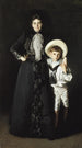 Portrait de Mme Edward L Davis et de son fils Livingston Davis - John Singer Sargent — Ansicht des Kunstwerks