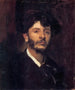 Portrait von Jean Joseph Marie Carriès - John Singer Sargent — Ansicht des Kunstwerks