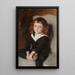Portrait von Laurence Millet - John Singer Sargent — gerahmtes Bild an der Wand