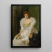 Portrait von Mme Charles Beatty Alexander - John Singer Sargent — gerahmtes Bild an der Wand