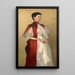 Portrait von Mme Robert Harrison - John Singer Sargent — gerahmtes Bild an der Wand