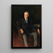 Portrait von Woodrow Wilson 1856-1924 amerikanischer Präsident - John Singer Sargent — gerahmtes Bild an der Wand