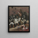 Wiederholung des Orchesters Pasdeloup im Cirque d'Hiver - John Singer Sargent — gerahmtes Bild an der Wand