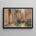Rio di San Salvatore Venise - John Singer Sargent — gerahmtes Bild an der Wand