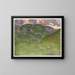 Alpen Sellar, Dolomiten - John Singer Sargent — gerahmtes Bild an der Wand