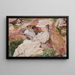Simplon Mme Barnard und ihre Tochter Dorothy - John Singer Sargent — gerahmtes Bild an der Wand