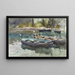 Kleine Boote - John Singer Sargent — gerahmtes Bild an der Wand