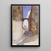 Straße in Tanger - John Singer Sargent — gerahmtes Bild an der Wand