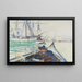 Sommer auf der Giudecca - John Singer Sargent — gerahmtes Bild an der Wand