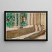 Terrasse und Garten von Tarragona - John Singer Sargent — gerahmtes Bild an der Wand